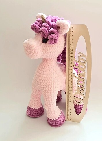 Diğer Kadife unicorn amigurumi oyuncak