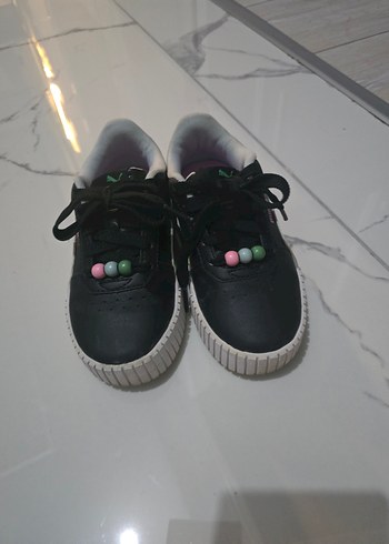 Siyah Bağcıklı kız çocuk Spor Ayakkabı - Görsel 2