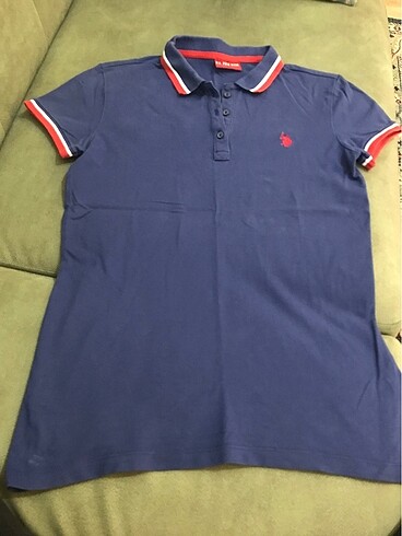 Us Polo mavi kadın tişört