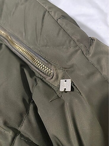 xs Beden haki Renk Massimo Dutti Kuş Tüyü Kaban