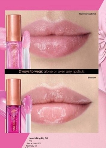 Avon dudak bakım yağı.
