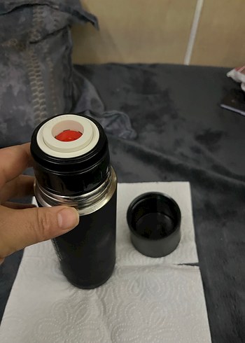 Siyah Termos Şişesi - Görsel 6
