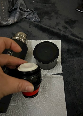 Siyah Termos Şişesi - Görsel 4