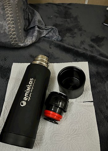 Siyah Termos Şişesi - Görsel 5