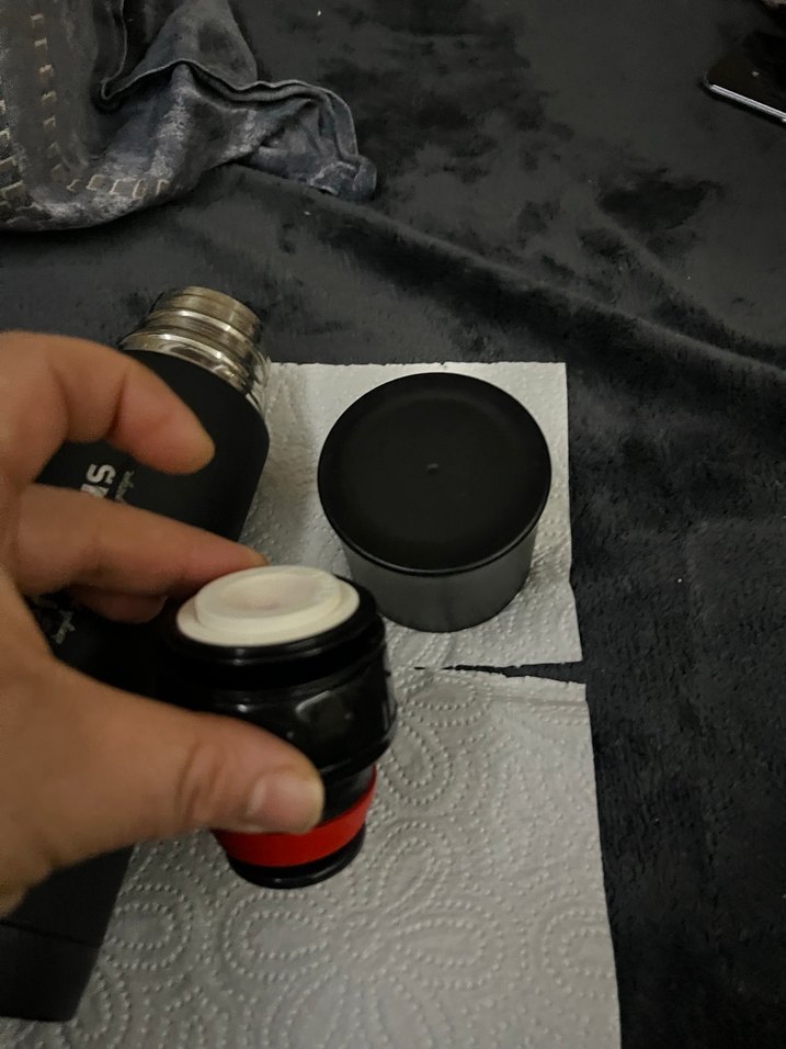 Siyah Termos Şişesi - Görsel 4