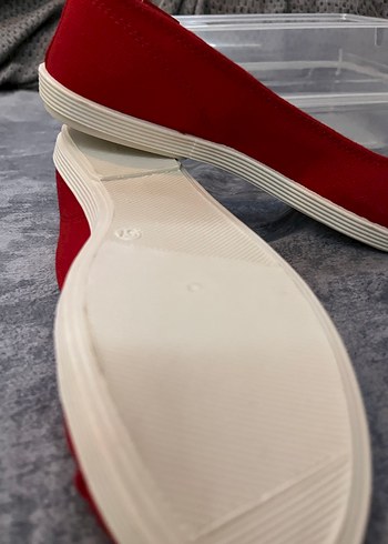 Kırmızı Babet Ayakkabı - Görsel 4