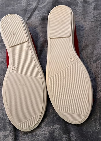 Kırmızı Babet Ayakkabı - Görsel 2