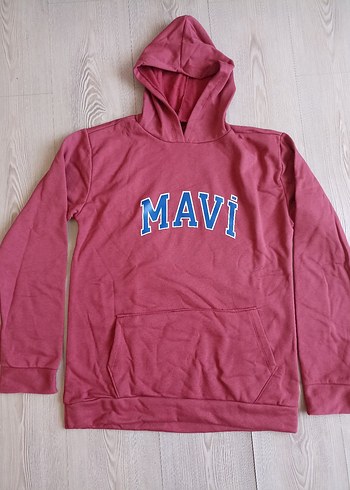 Mavi Baskılı Sweatshirt - Görsel 2