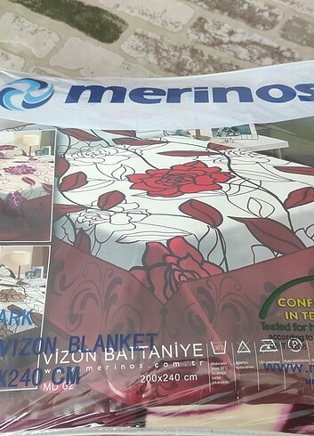 Merinos Çift kişilik battaniye 