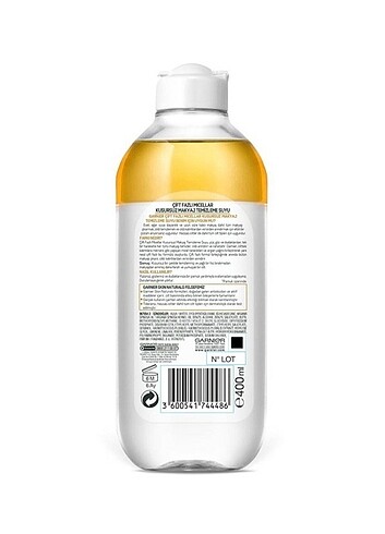  Beden Renk Micellar Çift Fazlı Kusursuz Makyaj Temizleyici