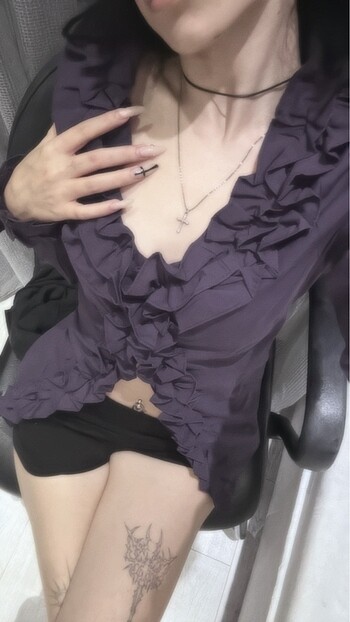 victorian goth gömlek