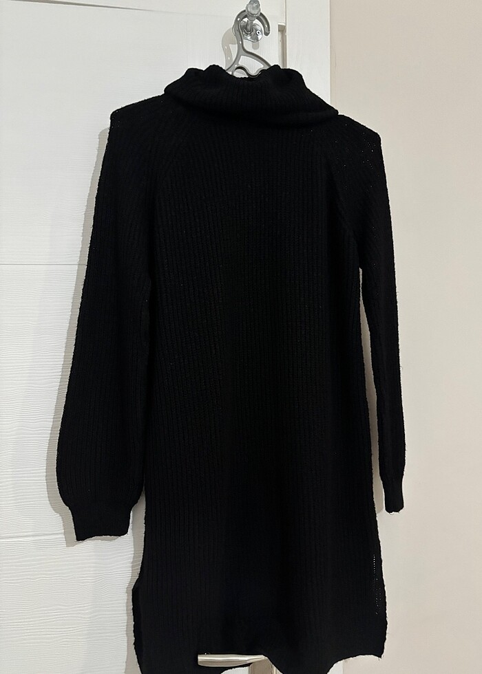 Triko boğazlı elbise - Görsel 5