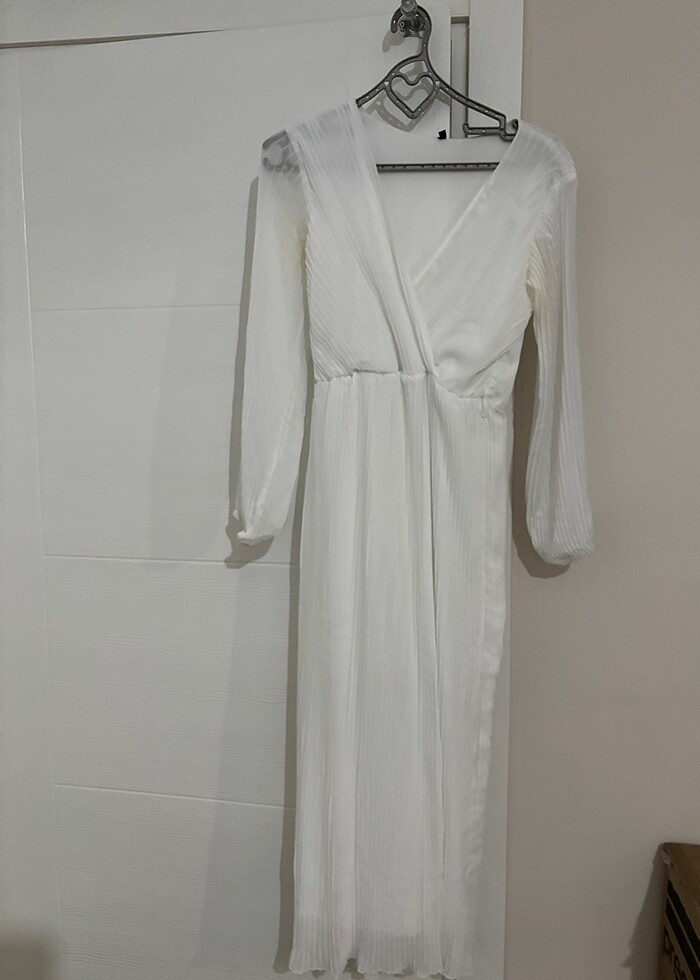 Beyaz elbise - Görsel 4