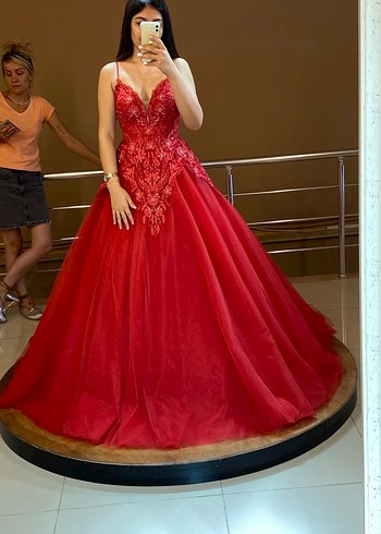 Boncuk işleme kına elbisesi - Görsel 2