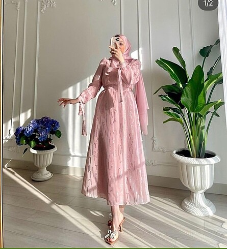 Kevser Bahadır toz pembe alisa abiye