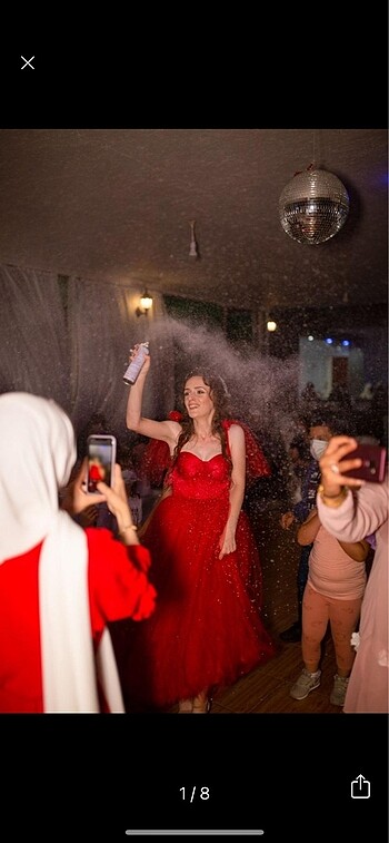 Kırmızı Abiye