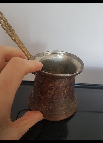 Beden kahverengi Renk Bakır cezve