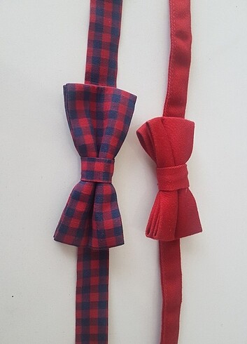 Çocuk papyon iki adet - Görsel 5