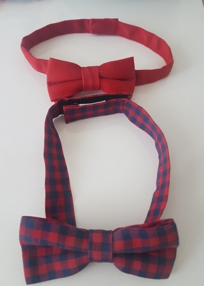 Çocuk papyon iki adet - Görsel 2