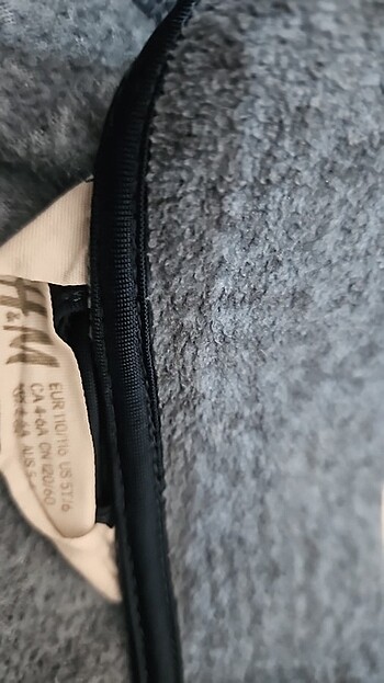 5 Yaş Beden mavi Renk Önden fermuarli polarSweatshirt 