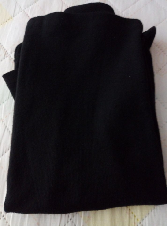 Siyah Kadın Boğazlı Triko Kazak - Görsel 2