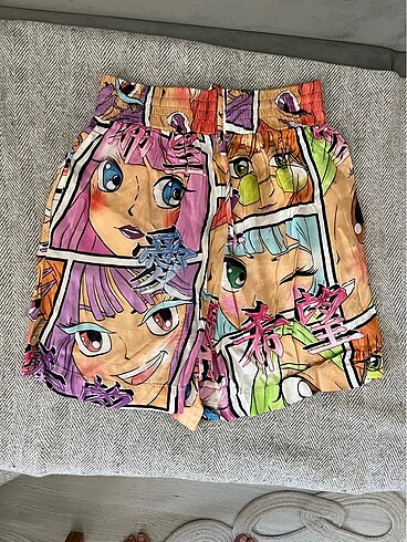 s Beden Bershka anime s beden şort