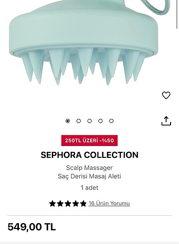 Beden Sephora saç derisi masaj aleti