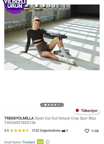 Trendyol & Milla Spor crop 