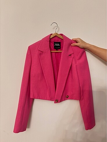 Zara Xsmall Pembe Blazer