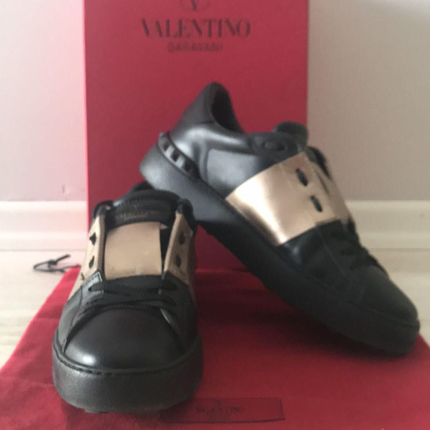 Valentino siyah gold sneaker 38 numara