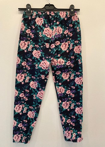 Çiçek Desenli Rahat Kız Tayt - Görsel 5