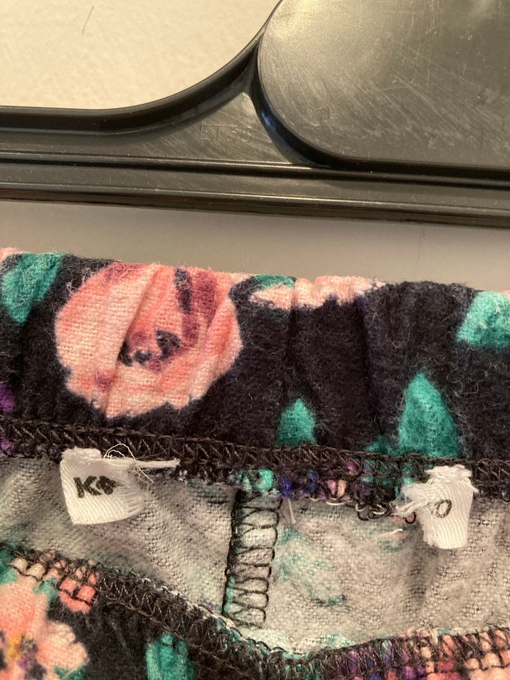 Çiçek Desenli Rahat Kız Tayt - Görsel 4