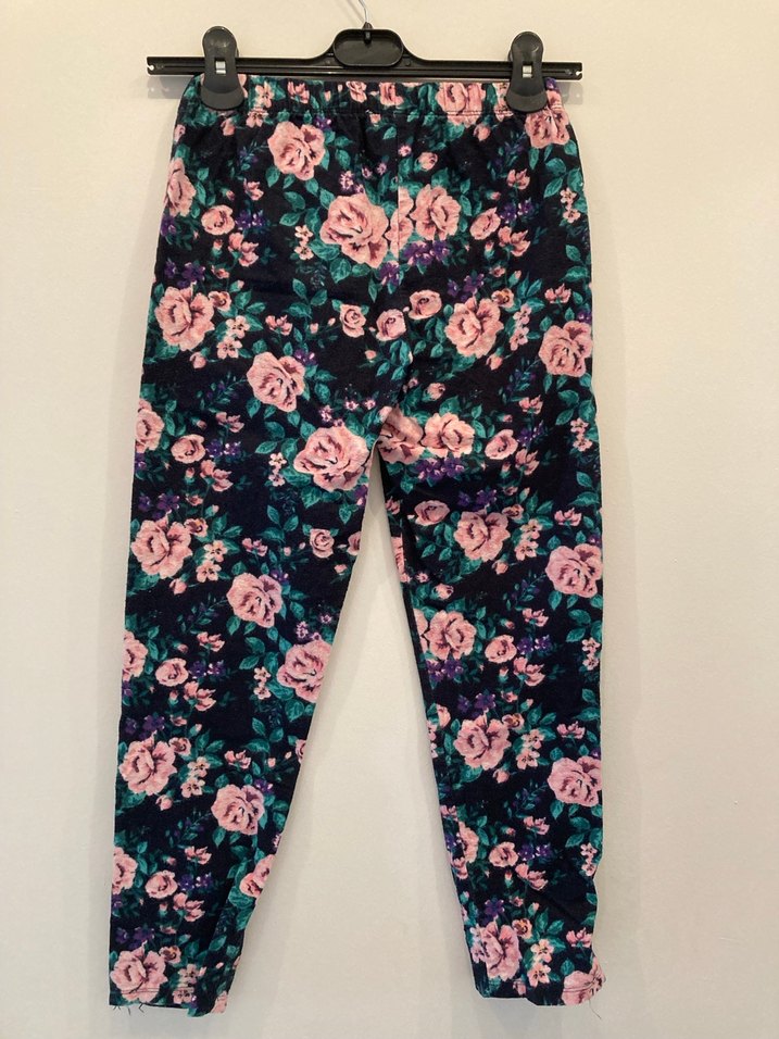 Çiçek Desenli Rahat Kız Tayt - Görsel 5