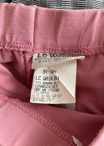 Pembe Kız Tayt Yıldız Detaylı - Görsel 4