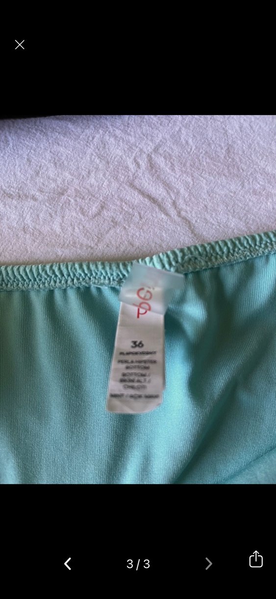 İnce Askılı Siyah Üst ve Turkuaz Mini Bikini Altı - Görsel 3