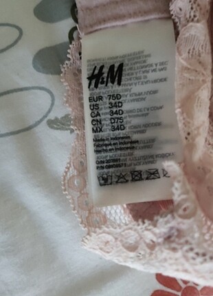 34 Beden H&m dantel sütyen 75d 