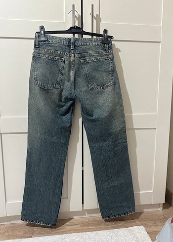 34 Beden mavi Renk Zara Kot