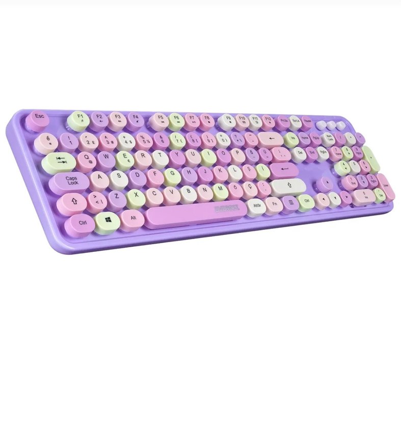 Everest Mor Klavye ve Mouse Seti - Görsel 2