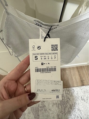 s Beden gri Renk Zara Büstiyer.