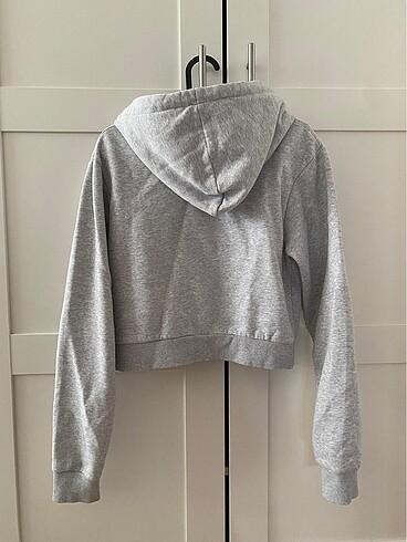Pull and Bear Pull&Bear Kapüşonlu Crop Sweat