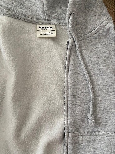 s Beden Pull&Bear Kapüşonlu Crop Sweat