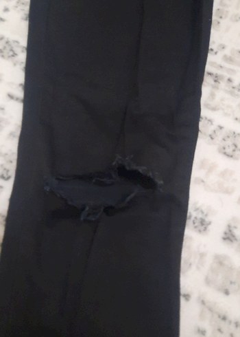 Diğer Kadın Siyah Midi Kot Pantolon