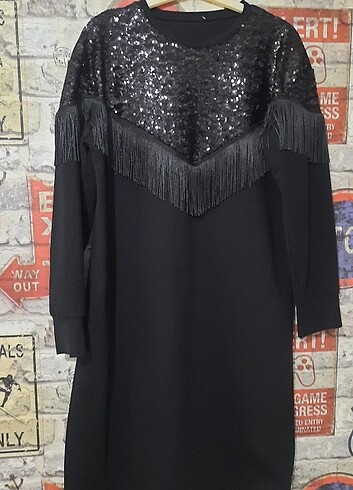 Pul payetli tunik - Görsel 2