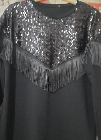 Pul payetli tunik - Görsel 4