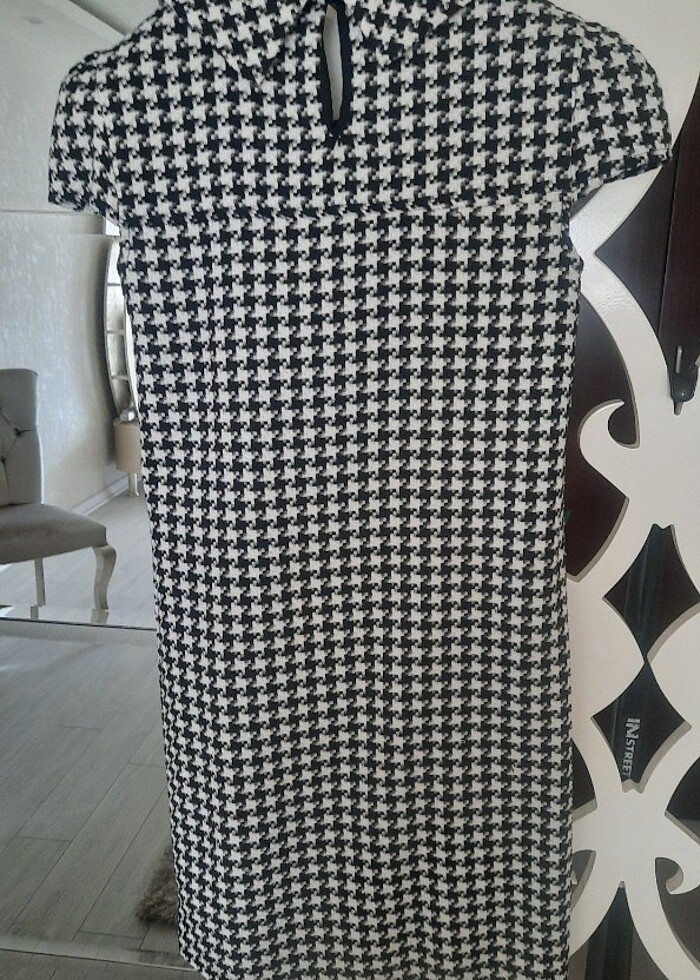 Ekose elbise - Görsel 2