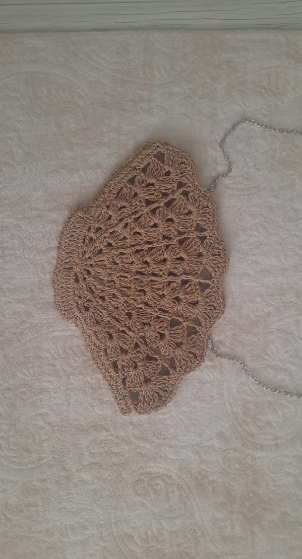 Hasır midye modeli çanta - Görsel 4