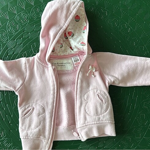 Zata Şardonlu fermuarlı sweatshirt