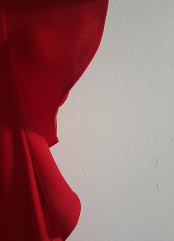 38 Beden kırmızı Renk Koton 38 beden elbise