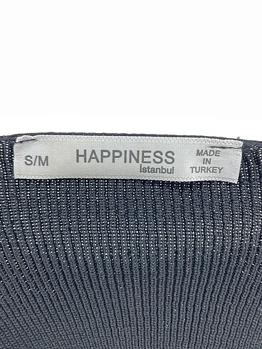 s Beden siyah Renk Happiness Bluz %70 İndirimli.