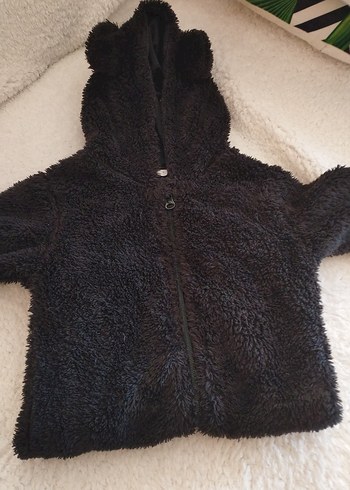 Siyah Peluş Bebek Tulumu - Görsel 2